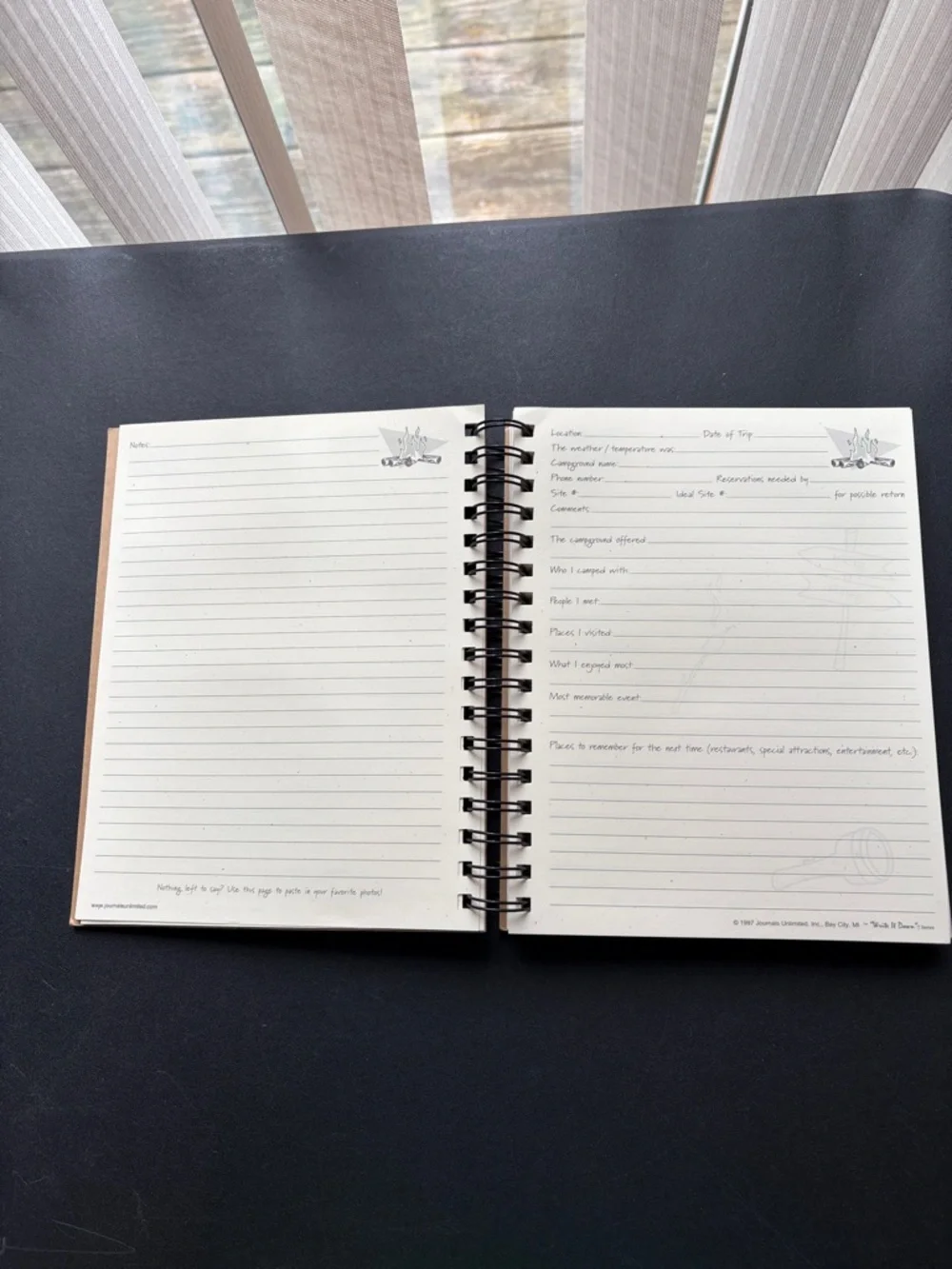 Journals Unlimited Happy Camper Glamping Journal